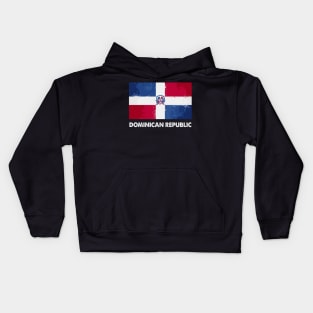 Dominican Dominican Republic Flag Kids Hoodie